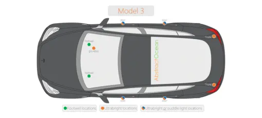 model-3-light-locations