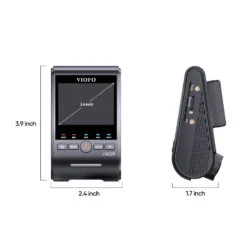 VIOFO A329S dimensjoner